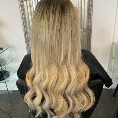 bild nachher ansatz farbe plus tape verlaengerung